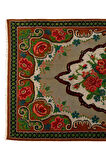 160x262 cm Türünün Tek Örneği Eski Duvar Askısı, Çiçekli Kilim, El Dokuma Moldova Kilimi, %100 Yün
