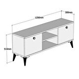 Modern  Tv Sehpası 120cm
