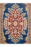 60x90 cm %100 İpek Eski El Yapımı Kayseri Halısı, Dekoratif Duvara Askısı