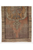 102x255 cm Türünün tek örneği, el yapımı, eski Anadolu kabile halısı, 1950 civarı