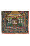 95x164 cm 1960'lı Yıllar El Yapımı Cami Motifli Seccade, Yünlü Orta Anadolu Halısı