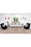 200x300 cm El Yapımı Modern Kayseri Halısı, Dekoratif Madalyon Tasarımlı Halı, %100 Yün