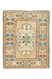 163x212 cm Modern El Yapımı Geometrik Desenli Ofis ve Ev Dekoru Halı, %100 Yün