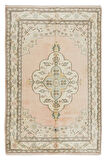 170x250 cm Madalyon Desenli El Düğümlü Halı, %100 Yün, El yapımı Halı