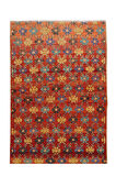 96x279 cm Koridor Dekoru için Çiçek Desenli El Yapımı Eski Yolluk Halı, Antre Hol Halı