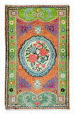 75x122 cm Eski El Yapımı Türk Gördes Halısı, Çiçek Desenli, 1960 civarında yapıldı