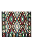 197x320 cm Eski El Dokuma Kilim, Düz Dokuma Kilim Halı. Oturma odası kilimi