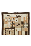 122x198 cm Eski El Dokuması Kilim, Türünün Tek Örneği Geometrik Desenli 1970'lerden Kilim