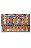 193x237 cm Eski Düz Dokuma Sanatı Kilim. Tamamen Yün. Benzersiz El Yapımı Halı