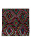 160x314 cm El Dokuması Yünden Yapılmış Dekoraif Kilim, Eski Geometrik Desenli Kilim