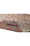 175x288 cm Türünün Tek Örneği Eski Dekoratif El Dokuması Cicim Kilim. %100 Yün