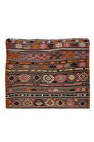 153x250 cm El Dokuması Eski Kilim. Düz Dokuma Tamamı Yün Kilim. Oturma Odası Kilimi