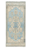 115x248 cm Türkiye'den Eski El Düğümlü Yün Halı, 1960 civarında yapıldı