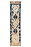 89x372 cm Koridor Dekoru için Eşsiz Eski El Dokuma Anadolu Uşak Yolluk Halısı