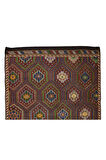 195x296 cm Eski Dekoratif El Dokuması Cicim Kilim. %100 Yün