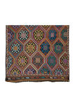 183x305 cm Eski Dekoratif El Dokuması Cicim Kilim. %100 Yün