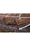 186x305 cm 1970'lerde Yapılmış Eski Dekoratif El Dokuması Cicim Kilim. %100 Yün