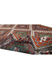 165x327 cm Benzersiz Eski Dekoratif El Dokuması Cicim Kilim. %100 Yün. Jajim Kilim