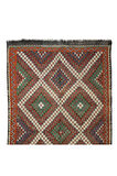 165x327 cm Benzersiz Eski Dekoratif El Dokuması Cicim Kilim. %100 Yün. Jajim Kilim