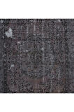 148x266 cm El Düğümlü Gri Halı, Modern El Dokuması Yün ve Pamuktan Yapılmış Alan Halısı