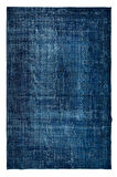 210x323 cm Mavi El dokuması Halı, El Düğümlü Alan Halısı, Eski Türk Halısı