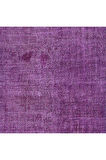 185x298 cm El Yapımı Mor Halı, El Dokuması Eski Halı, Yenilenmiş Türk Halısı