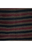 156x330 cm El Dokuma Çizgili Anadolu Kilim Halısı, Düz Dokuma Eski Halı %100 Yün