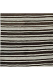 125x390 cm Bej ve Kahverengi Doğal Yünden Düz Dokuma Eski Anadolu Yolluk Kilim, Koridor Kilimi