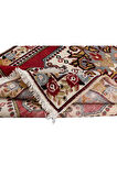 138x242 cm Bordo Kırmızı Geleneksel Halı, 1960'lardan Halı, El Yapımı Türk Halısı, %100 Yün