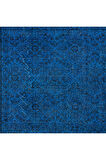 198x318 cm Çağdaş Mavi Halı, El Düğümlü Mutfak Halısı, El Yapımı Halı