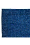 208x305 cm Ev Dekoru Halı, El Dokuması Mavi Tonlarda Modern Halı, Oturma Odası Dekoru Halı