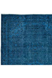 168x275 cm Modern Ev Dekoru Halı, Mavi El Yapımı Halı, Geleneksel Yünlü Halı