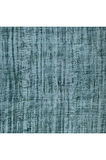 230x344 cm Yeniden Boyanmış Yeşil El Dokuma Halı, El Yapımı Eski Halı