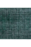 155x260 cm Yeşil Oturma Odası Halısı, Yenilenmiş Türk Halısı, El Düğümlü Alan Halısı