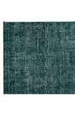 200x320 cm El Yapımı Türk Halısı, Yeşil El Dokuması Halı, Modern Yünlü Halı