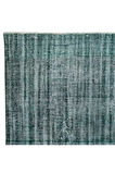 190x289 cm Yeşil Salon Halısı, El Dokuması Yünlü Türk Halısı, Pamuklu Alan Halısı