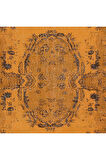 157x254 cm El Dokuması Halı, Turuncu El Yapımı Halı, Modern Ev Dekoru Halı