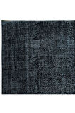 159x265 cm Ev Dekoru Halı, El Dokuması Siyah Modern Halı, Oda ölçüsünde Halı