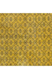 155x232 cm Sarı Modern El Düğümlü Halı, Yenilenmiş El Dokuma Halı