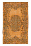 180x298 cm El Dokuma Alan Halısı, El Düğümlü Turuncu Modern Halı