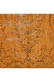 137x232 cm El Dokuması Halı, Turuncu El Yapımı Halı, Modern Ev Dekoru Halı