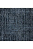 146x220 cm El Düğümlü Siyah Halı, Dekoratif El Dokuması Yün ve Pamuktan Yapılmış Alan Halısı