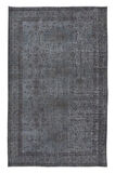 168x265 cm Çağdaş Gri Halı, El Düğümlü Mutfak Halısı, El Yapımı Halı