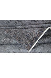 168x265 cm Çağdaş Gri Halı, El Düğümlü Mutfak Halısı, El Yapımı Halı