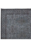 168x265 cm Çağdaş Gri Halı, El Düğümlü Mutfak Halısı, El Yapımı Halı
