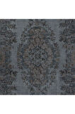170x268 cm Gri Renkli El Dokuması Halı, Yenilenmiş Modern Türk Halısı