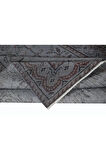 158x267 cm Modern El Yapımı Gri Renkli Türk Halısı, 100% El Dokuması Alan Halısı