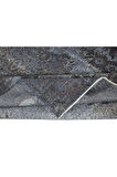 196x290 cm Gri Oturma Odası Halısı, Yenilenmiş Türk Halısı, El Düğümlü Alan Halısı
