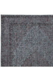 185x280 cm El Düğümlü Gri Halı, Modern El Dokuması Yün ve Pamuktan Yapılmış Alan Halısı