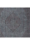 185x280 cm El Düğümlü Gri Halı, Modern El Dokuması Yün ve Pamuktan Yapılmış Alan Halısı
